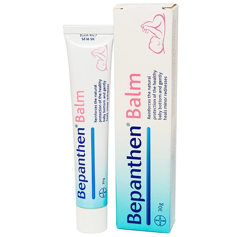 Kết cấu Bepanthen Ointment dạng thuốc mỡ đậm đặc để trị hăm